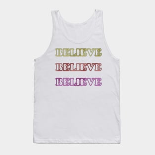 Believe! Color light! Tank Top